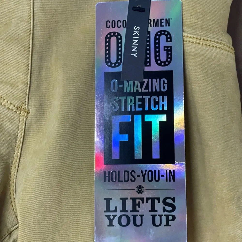 Coco & Carmen Skinny OMG O-Amazing Stretch Fit Holds You In/ Lifts You Up Sz S - Picture 3 of 6